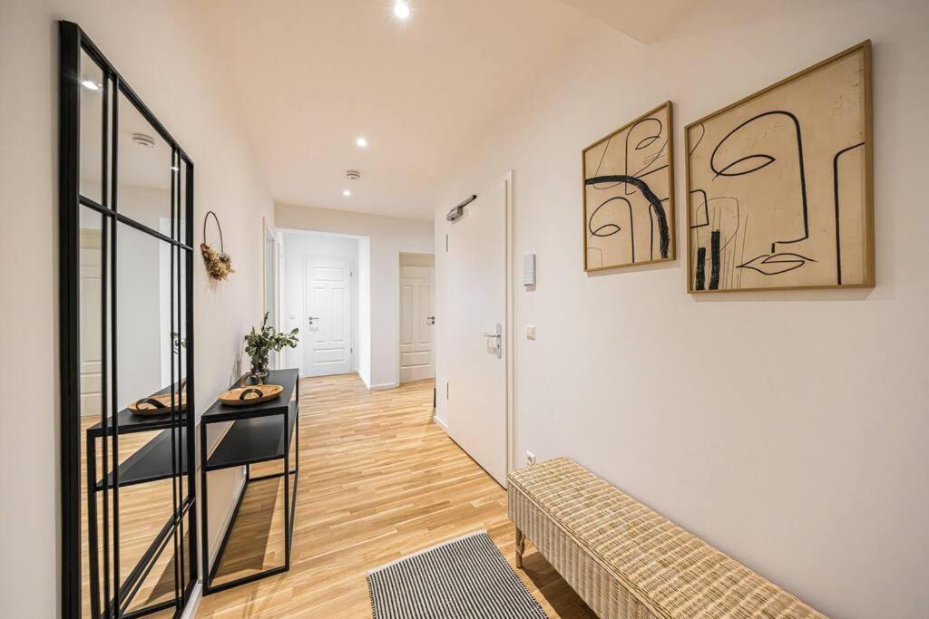 Stylisches Zentrales City-Apartment Mit 2 Balkonen Лейпциг Экстерьер фото
